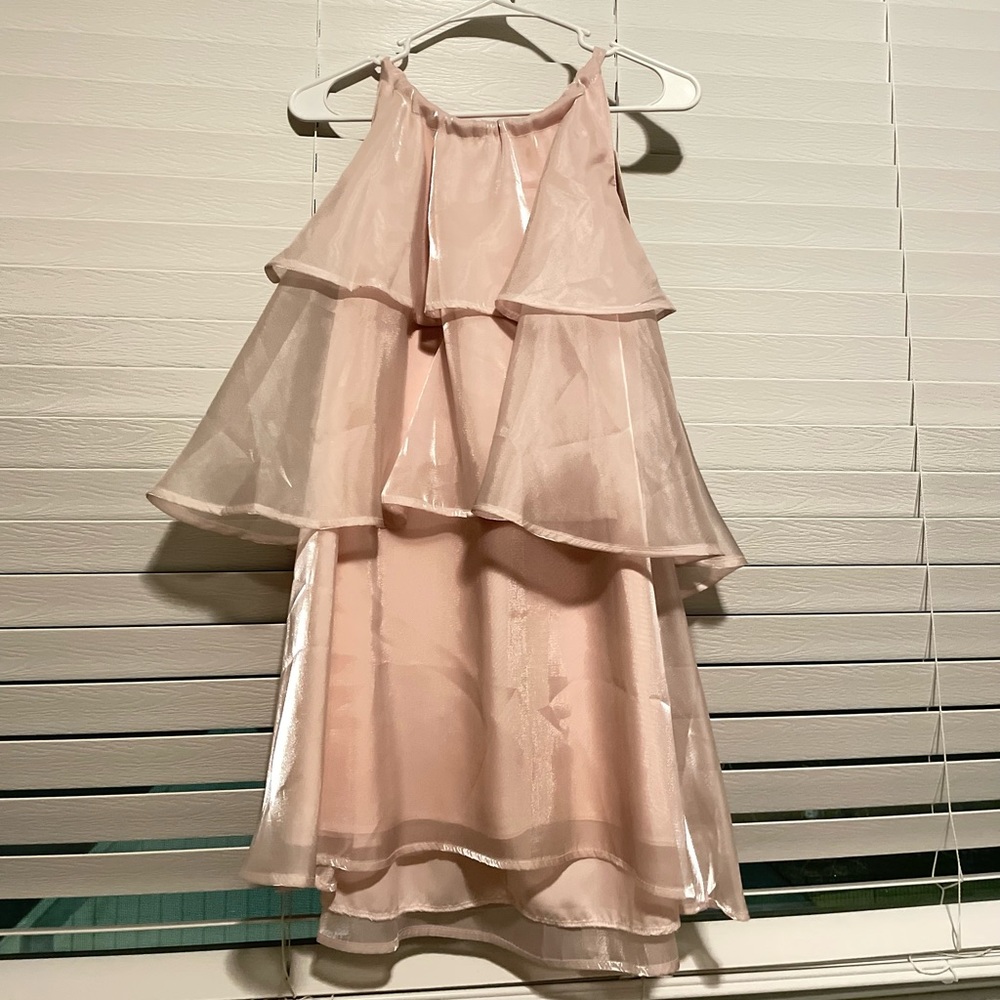 Cute fluffy pink dress